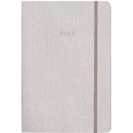 Ημερολόγιο ημερήσιο NEXT Nomad Flexi με λάστιχο 2023 14x21cm υπόλευκο